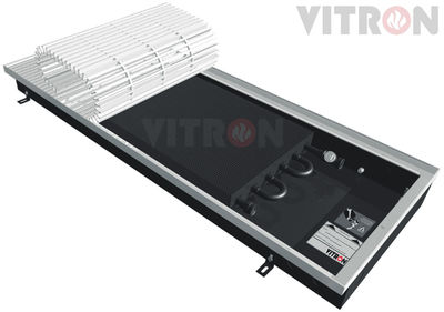 Конвектор встраиваемый в пол без вентиляторов VITRON ВК 90.400.2ТГ 2 теплообменника