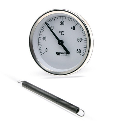 Термометр биметаллический накладной FR810 (TAB) с пружиной